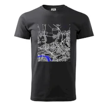 Praha 18200 - Mapa s vodními toky