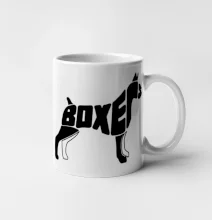Boxer nápis v těle Boxer nápis v těle