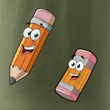 Tužka  a guma kreslená