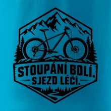 Stoupání bolí sjezd léčí - horské kolo