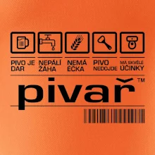 Čárový kód pivař Čárový kód pivař