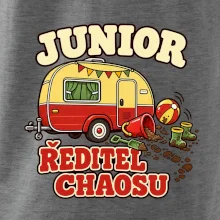 Junior ředitel chaosu dětský rodinný karavan