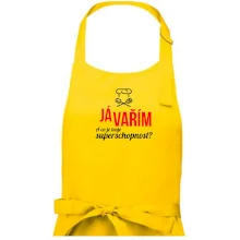 Já vařím - tvoje superschopnost? rovný nápis