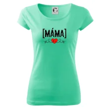 Nápis máma a srdce