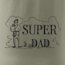 Kreslený nápis super dad