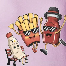 Souboj o hranolky kečup tatarka