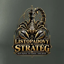 Listopadový stratég se štírem a šachovým králem