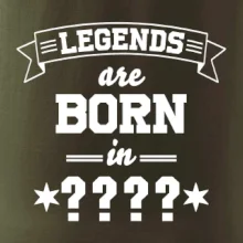 Legends are born in vlastní ročník