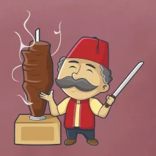 Kebab kuchař