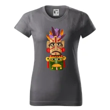 Mayové maska s peřím