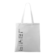 Biker nápis na výšku řetěz