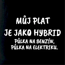 Můj plat jako hybrid