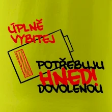Úplně vybitej potřebuju hned dovolenou