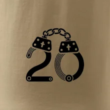 Narozeninové tričko pro policajta - pouta 20