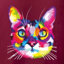 Kočka duhová hlava