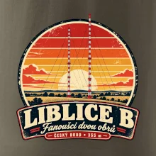 Liblice B retro odznak dvou vysílačů