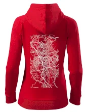 Černobílá mapa Liberec