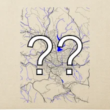Vaše město - Mapa s vodními toky