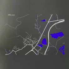 Chlumec 403 39 mapa s vodními toky