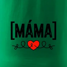 Nápis máma a srdce
