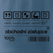 Čárový kód obchodní zástupce