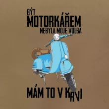 Být motorkářem nebyla moje volba skútr