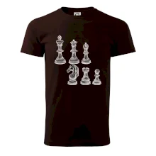 Šachové figurky kreslené