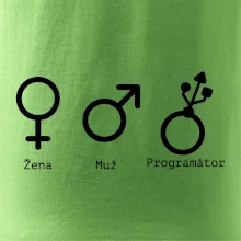 Muž žena programátor