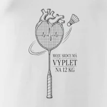 Badminton srdce s výpletem