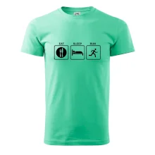Eat sleep run čtverce Eat sleep run čtverce