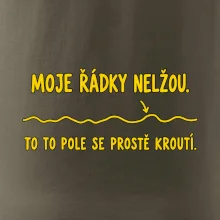 Moje řádky nelžou křivé polní brázdy