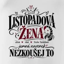 Listopadová žena jemná ale nezkoušej to