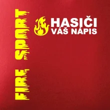 Hasiči (oheň,  Firesport, název sboru - vlastní nápis)