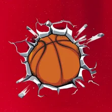 Basketbal míč v triku