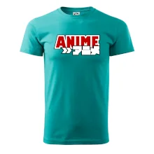 Anime nápis červený