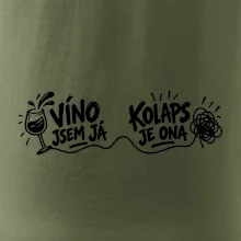 Víno jsem já a kolaps je ona