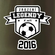 Zrození fotbalové legendy - tvůj den a rok narození