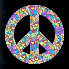 Peace symbol mandela