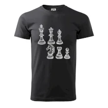 Šachové figurky kreslené