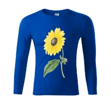 Slunečnice otočená