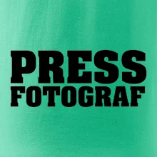 Novinář nápis - Press Fotograf