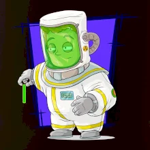 Vesmírný voják tmavě modrý