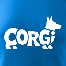 Corgi nápis v těle