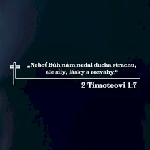 Citáty z bible - 2 Timoteovi 1:7