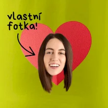 Vlastní fotka v srdci