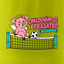 Nohejbalové prasátko na síti