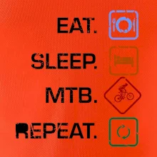 Eat sleep MTB repeat
