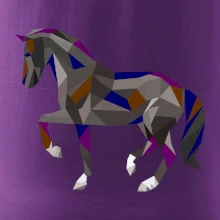 Kůň geometrie barevný