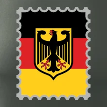 Německá známka - vlajka