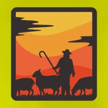 Pastevec ovcí - čtverec